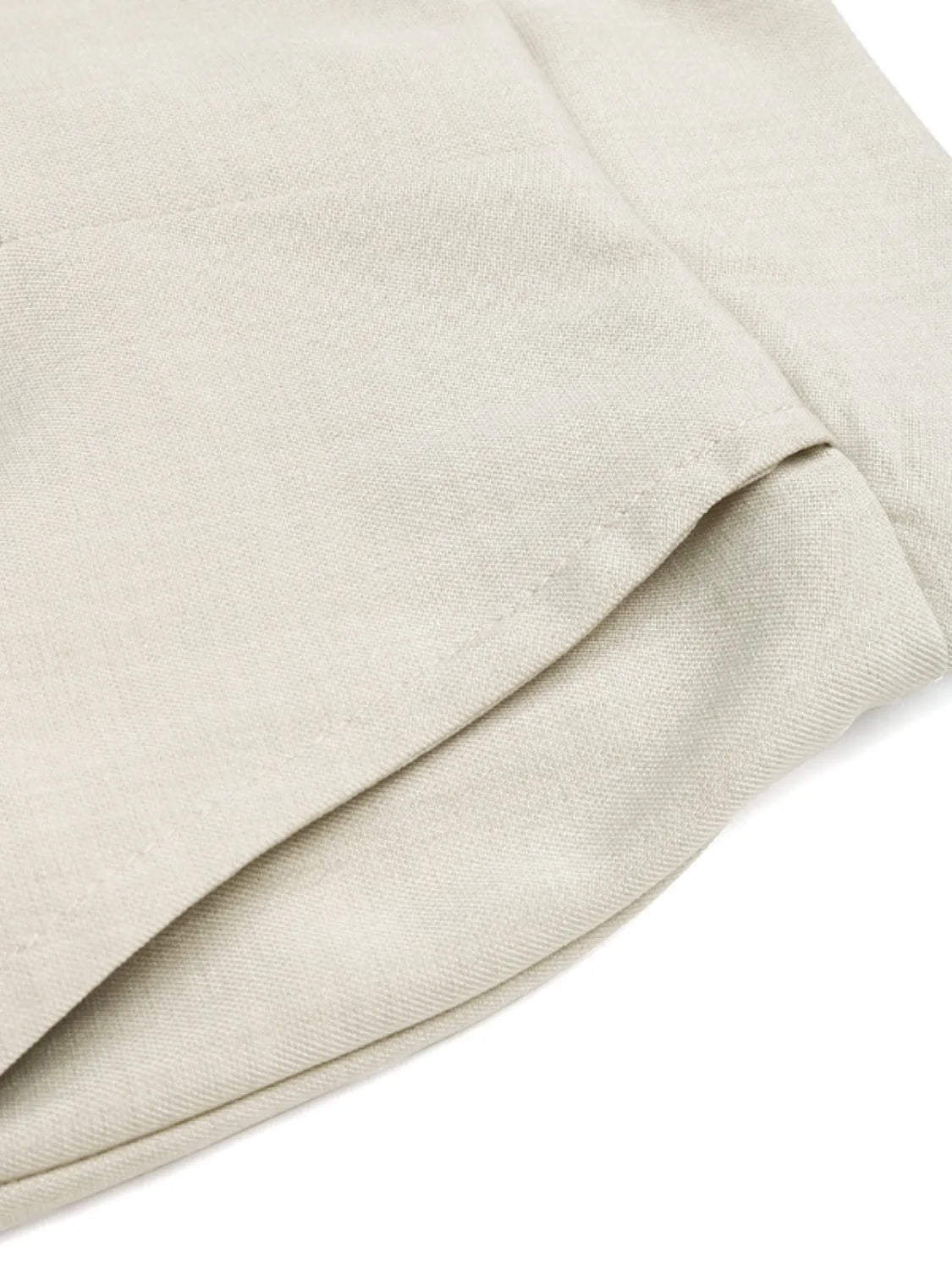 Slit Wide Leg Pleated Pants