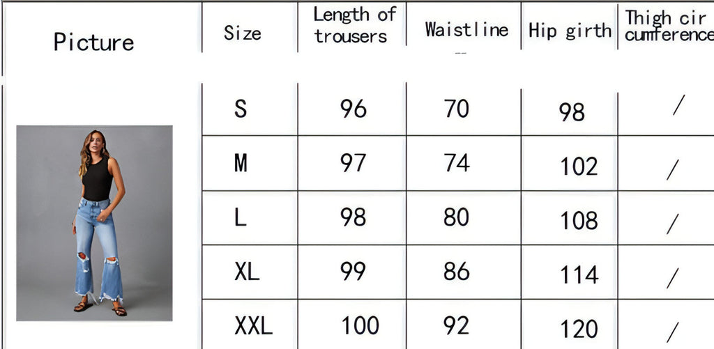 Ripped Wide-Leg High Waist Jeans