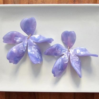 Jasmine Earrings - Lavender Haze