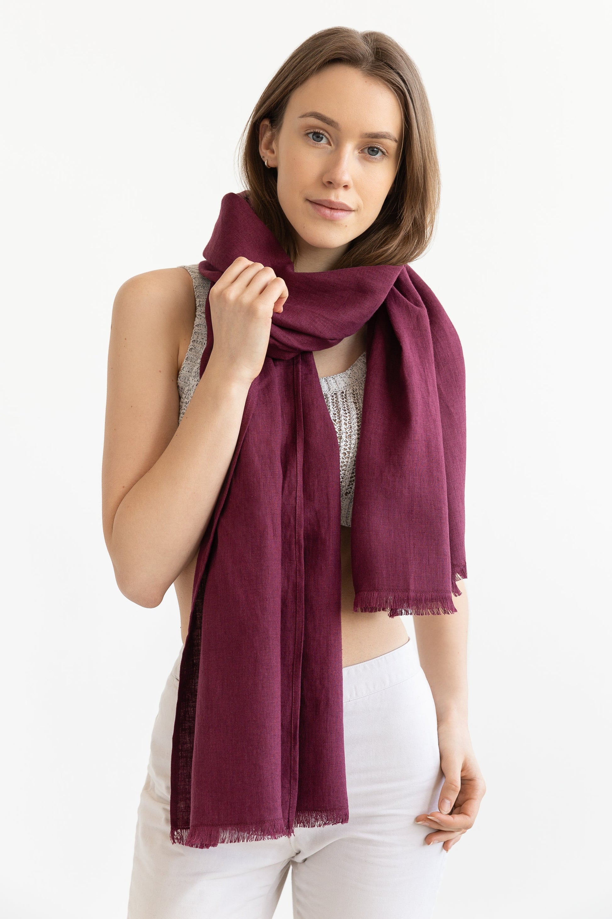 Linen scarves