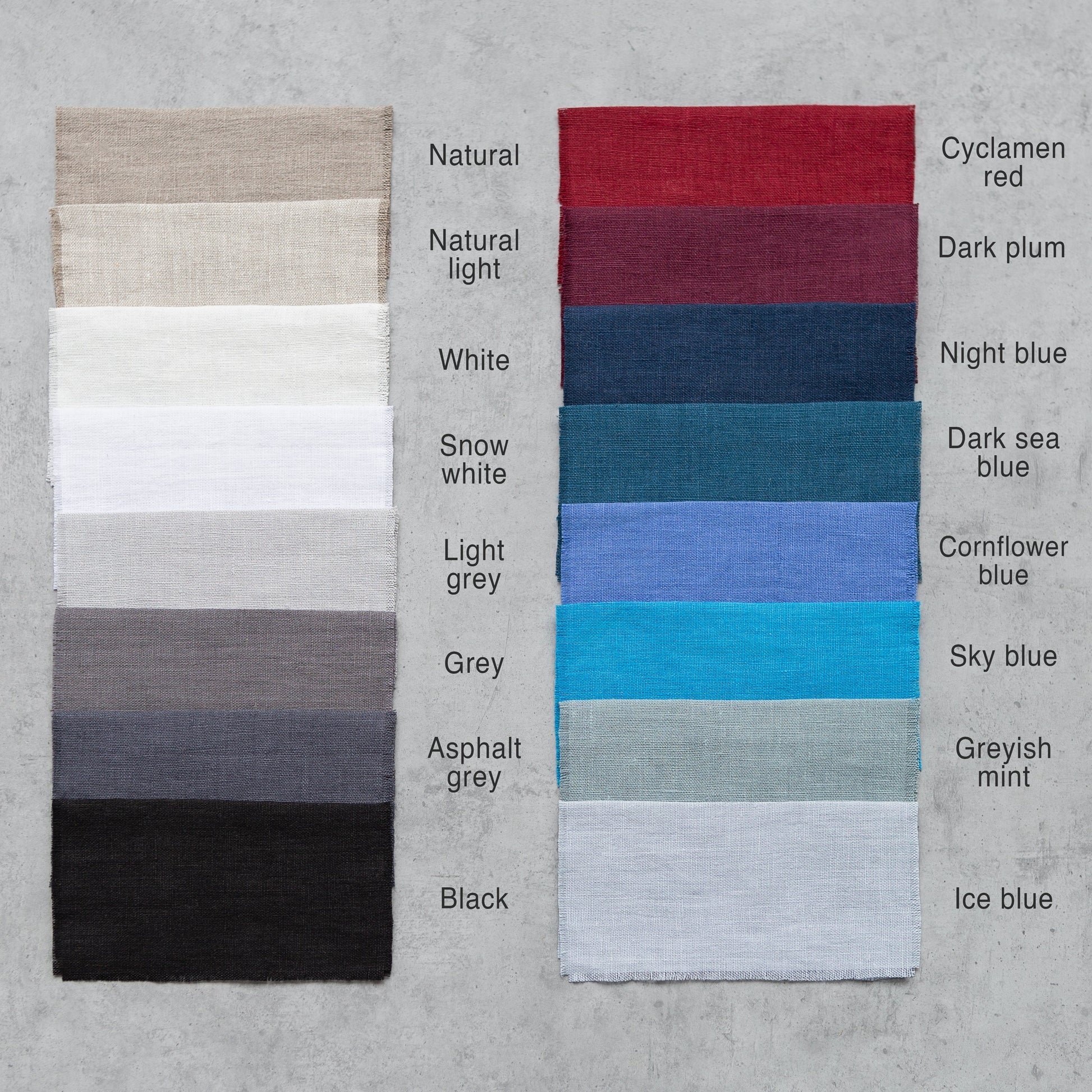 Dark Plum linen scarf