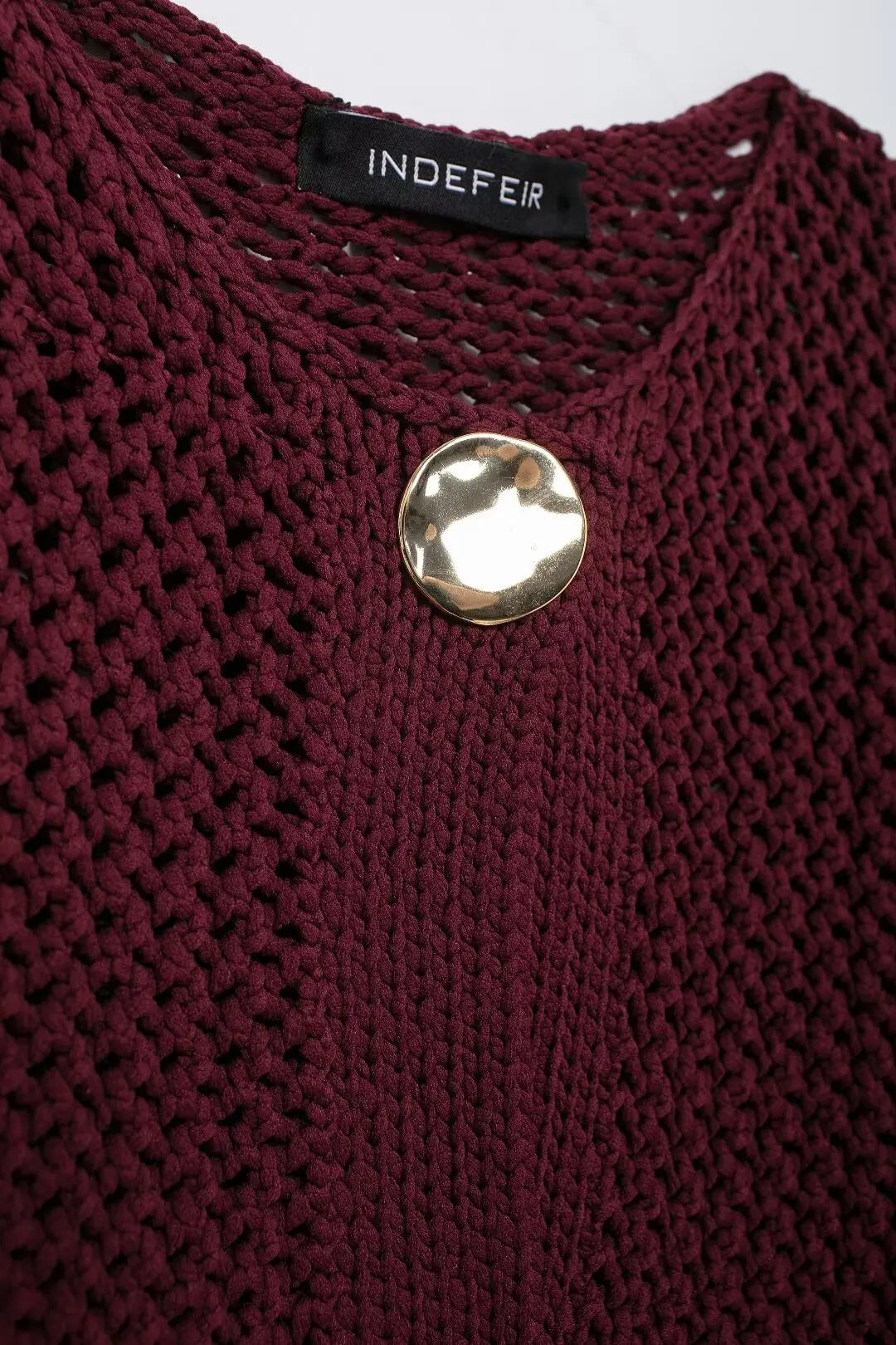 Autumn Women Knitted Cardigan Metal Buttons O Neck Long