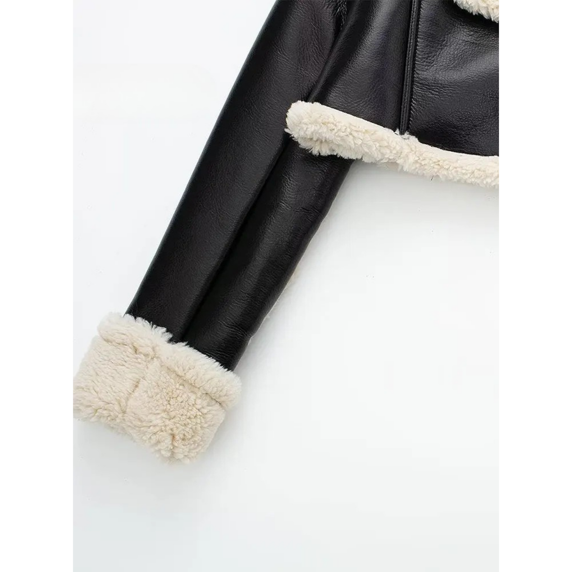 Solid Front Zipper Jackets Vintage Lapel Neck