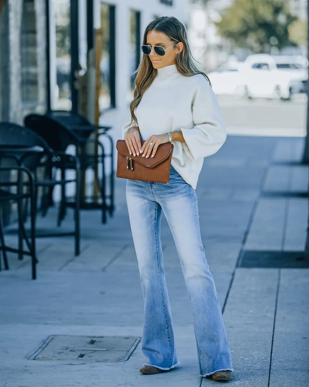 Slim-fit Washed Denim